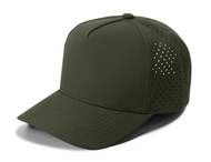 Gorra Lisa Curva 5 Paneles Microlaser Impermeable 6010