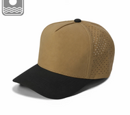 Gorra Lisa Curva 5 Paneles Microlaser Impermeable 6010