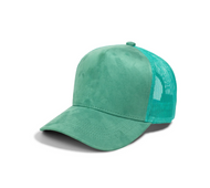 Gorra Trucker Gamuza Curva 5 Paneles Poliester 4005