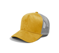Gorra Trucker Gamuza Curva 5 Paneles Poliester 4005