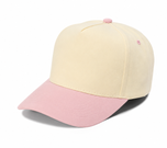 Gorra Lisa Curva de 5 Paneles 4001