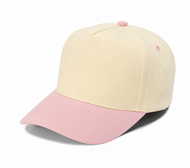 Gorra Lisa Curva de 5 Paneles 4001