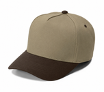 Gorra Lisa Curva de 5 Paneles 4001