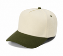 Gorra Lisa Curva de 5 Paneles 4001