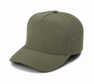 Gorra Lisa Curva 5 Paneles Jaspe Microlaser Impermeable 6034