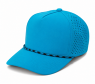 Gorra Lisa Curva 5 Paneles Microlaser Con Cordon Impermeable 5036