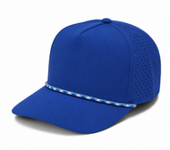 Gorra Lisa Curva 5 Paneles Microlaser Con Cordon Impermeable 5036